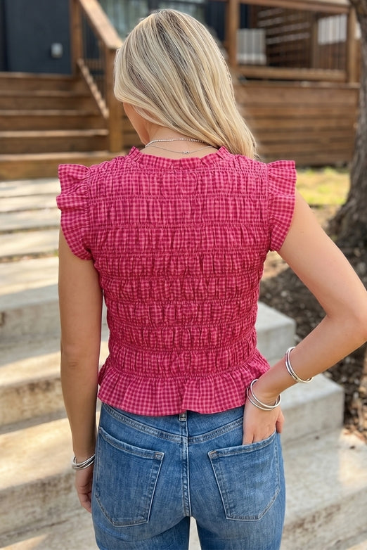 Watermelon Ruffle Tank