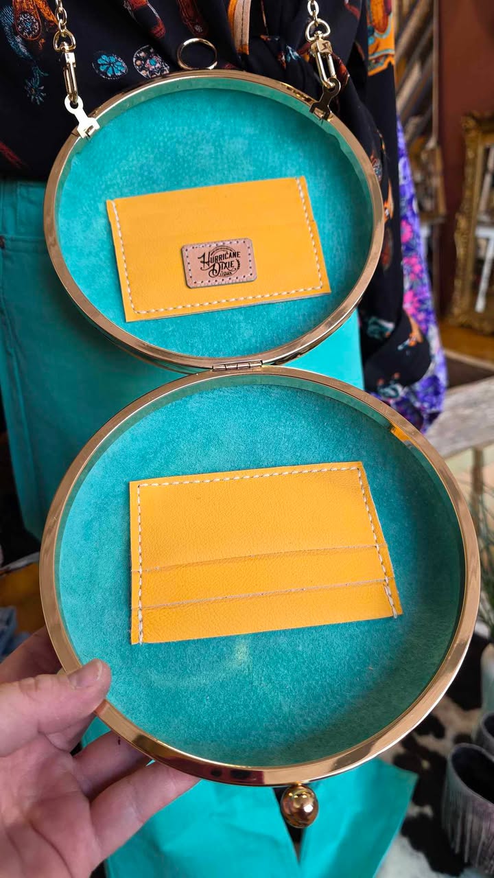 Goldie June- Round Clutch