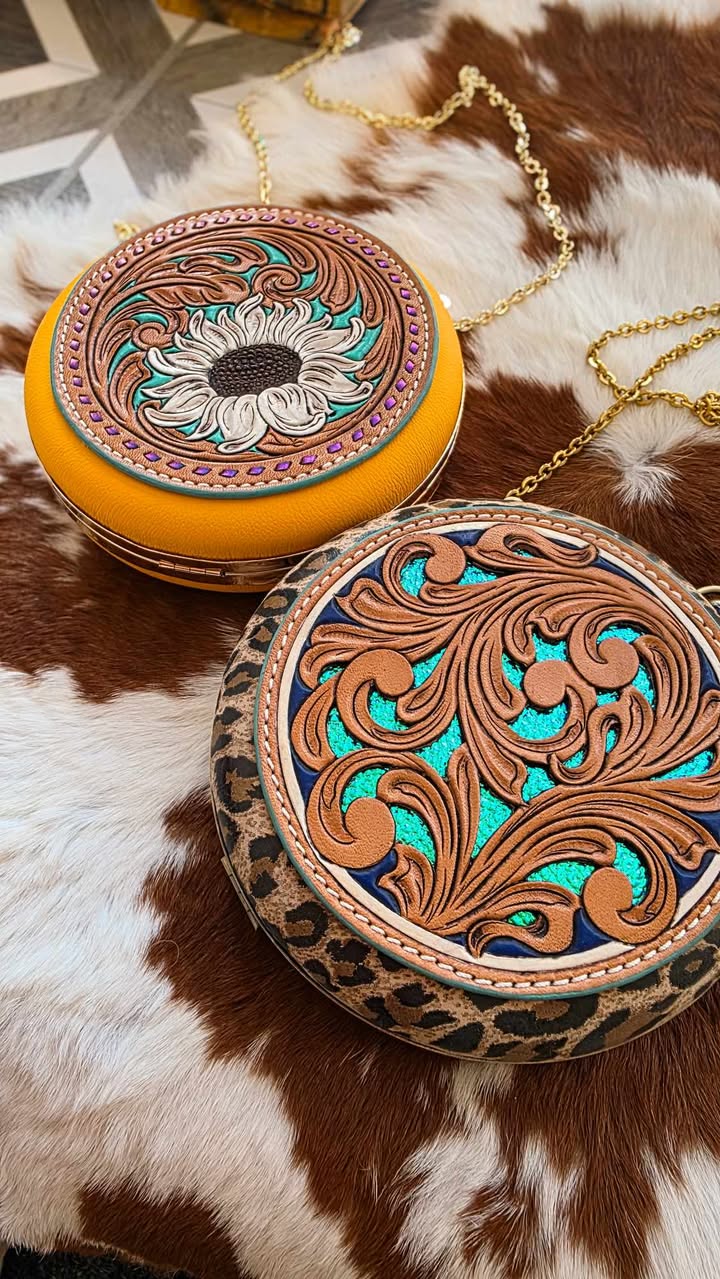 Goldie June- Round Clutch