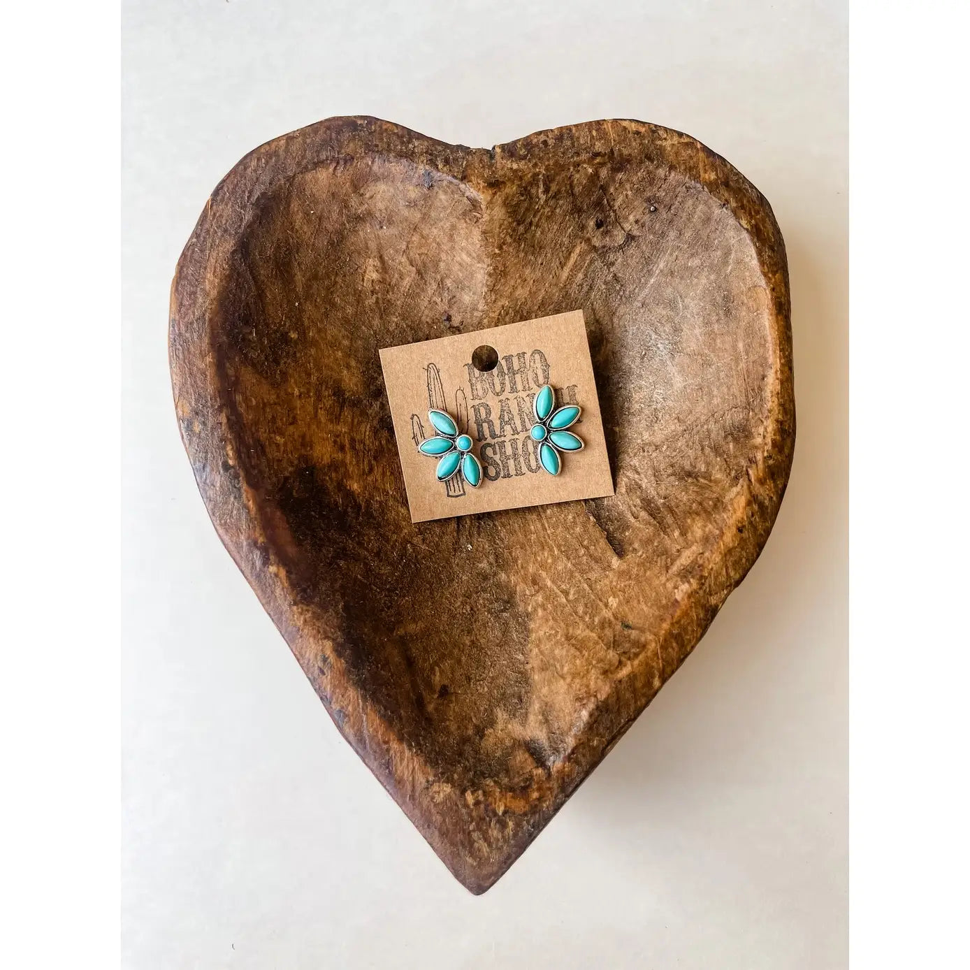 Western Flower Post Earrings