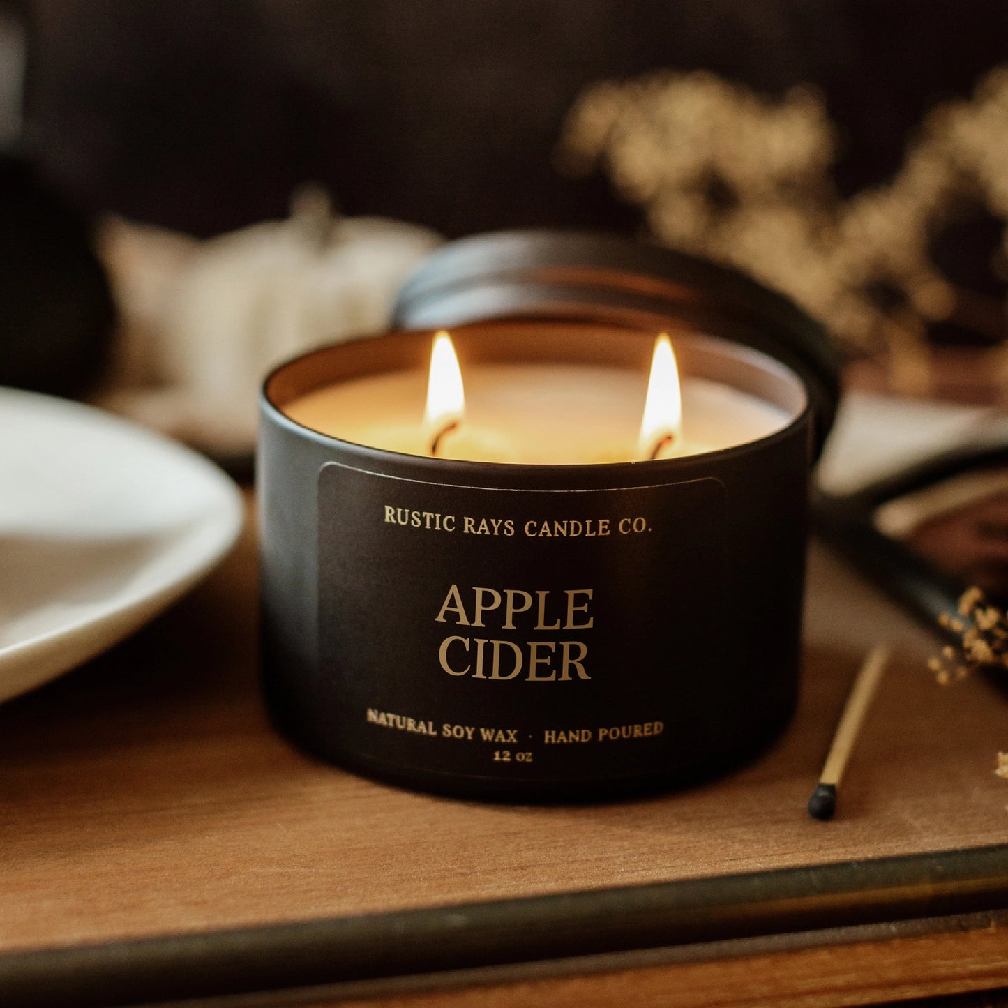 Apple Cider Candle- 2 Wick