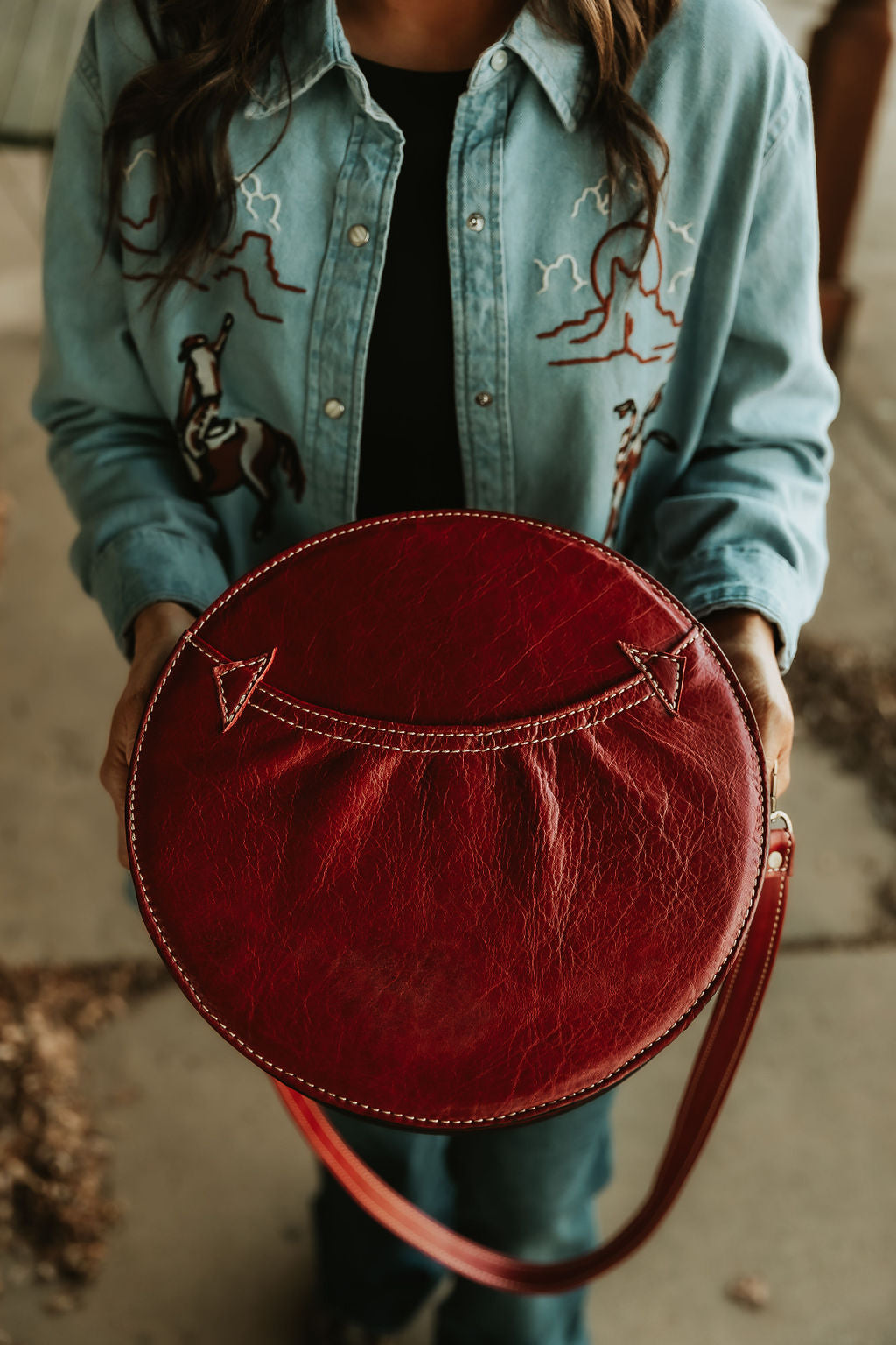 Canteen Purse- Red