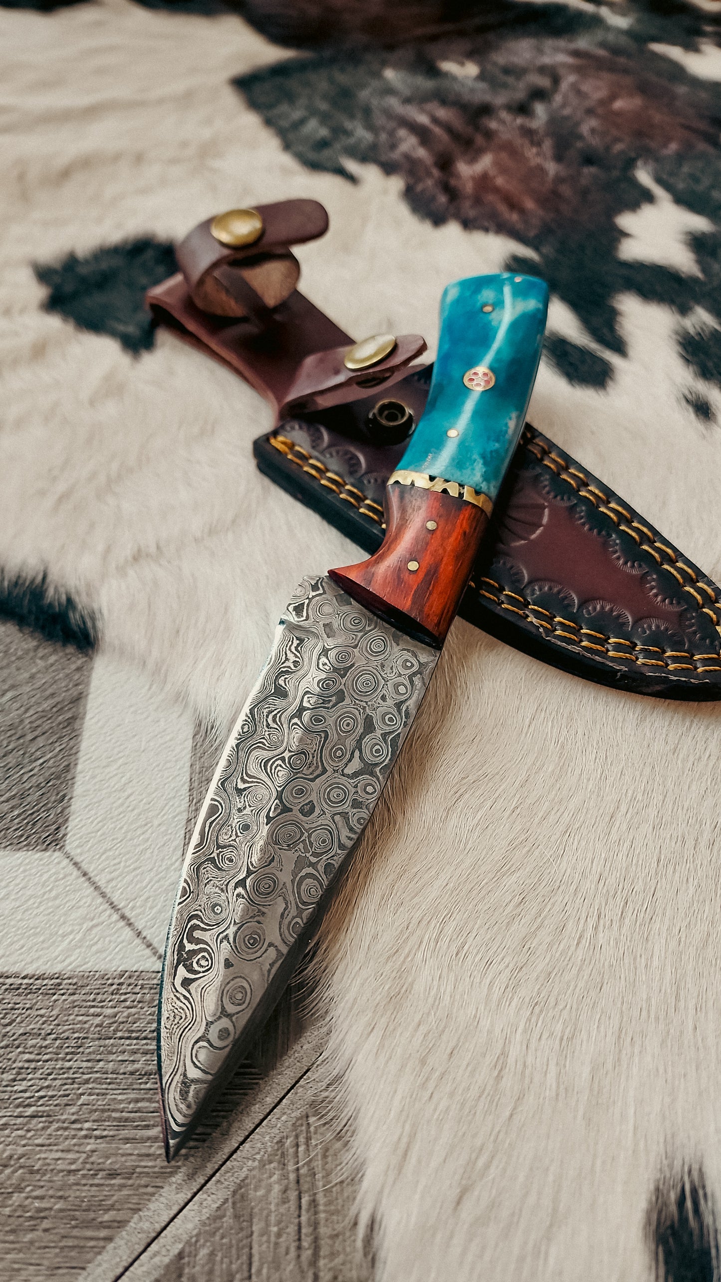 Hunting Knife- Blue