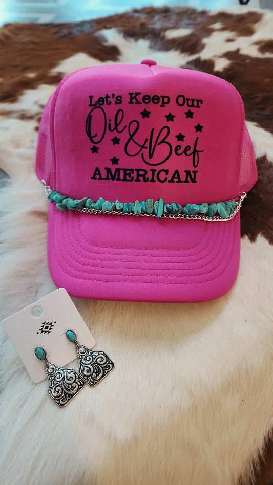 Hot pink Trucker Hat