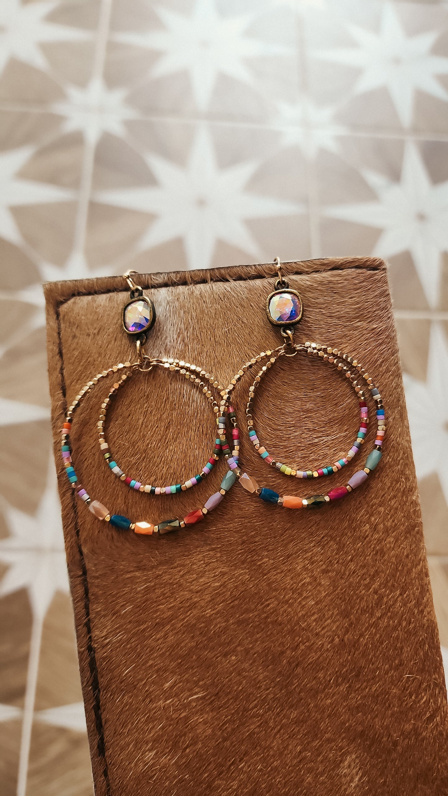 Multi Double Hoop earrings