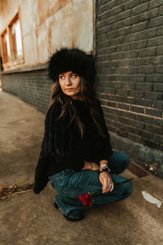 Knitted Fox Headband