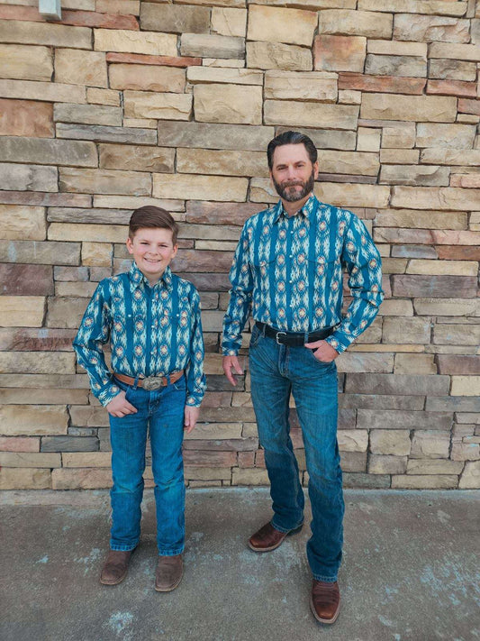 Blue Checotah Men’s Shirt