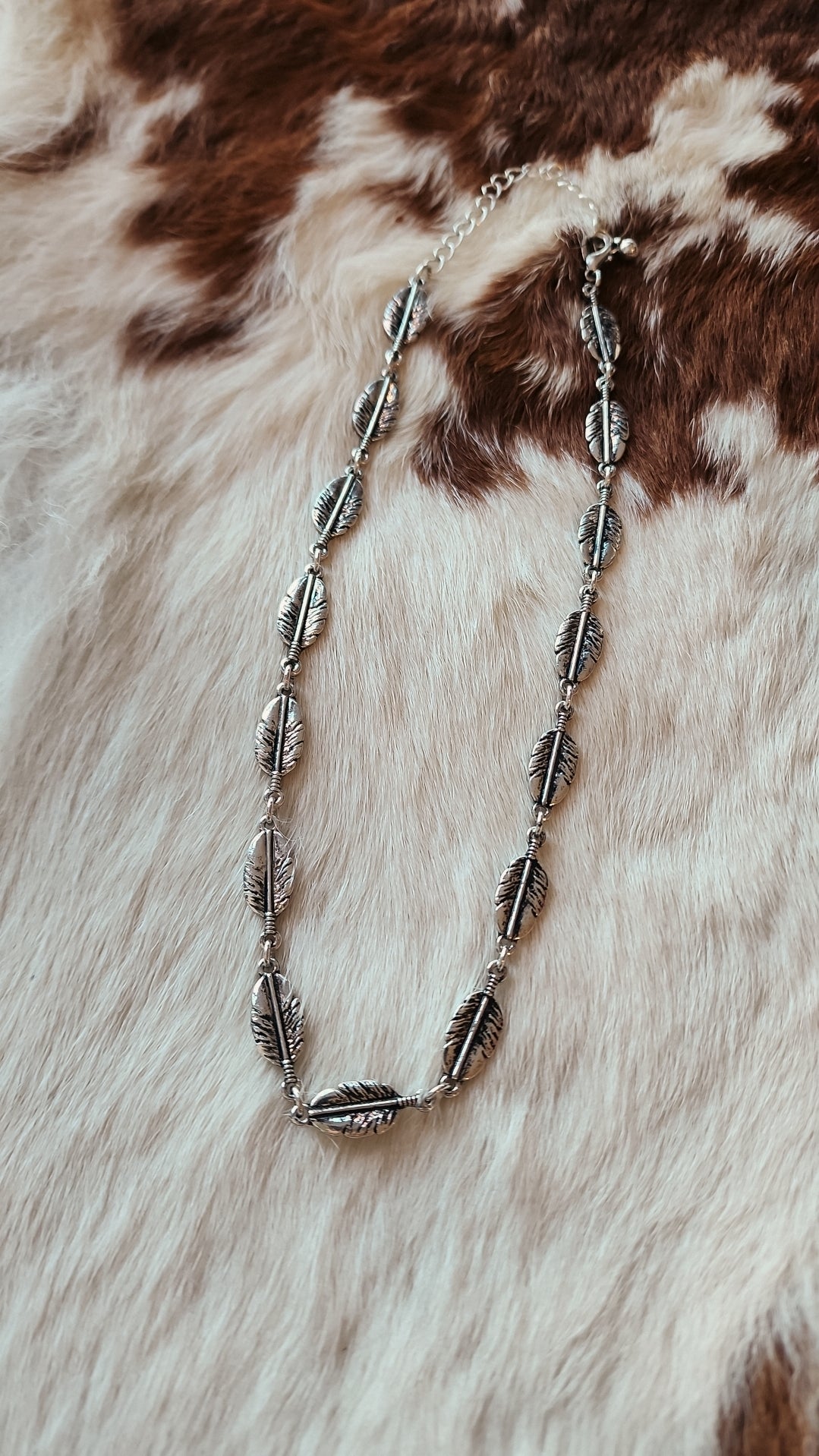 Feather Choker Necklace