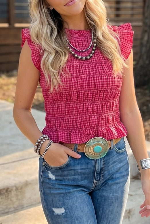 Watermelon Ruffle Tank