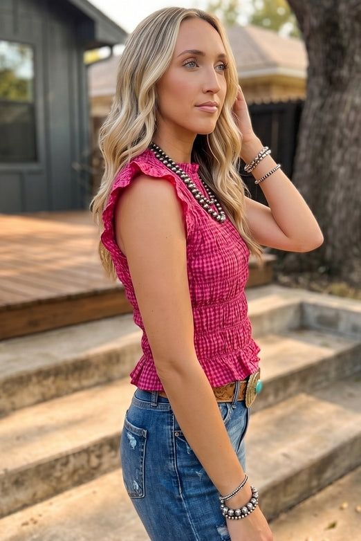 Watermelon Ruffle Tank