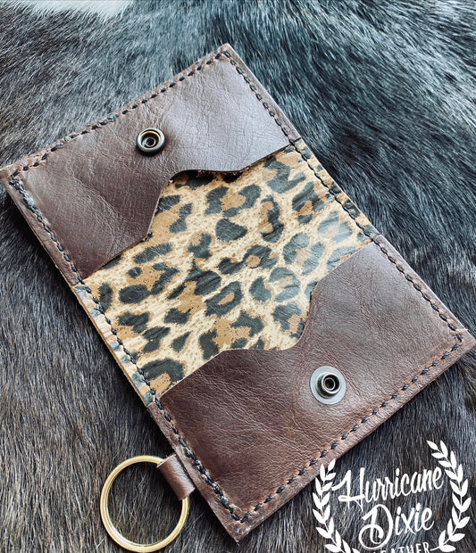 Cowhide card wallets