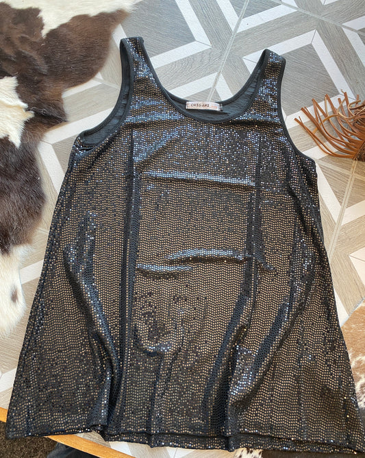 Sparkle sequin Tanks