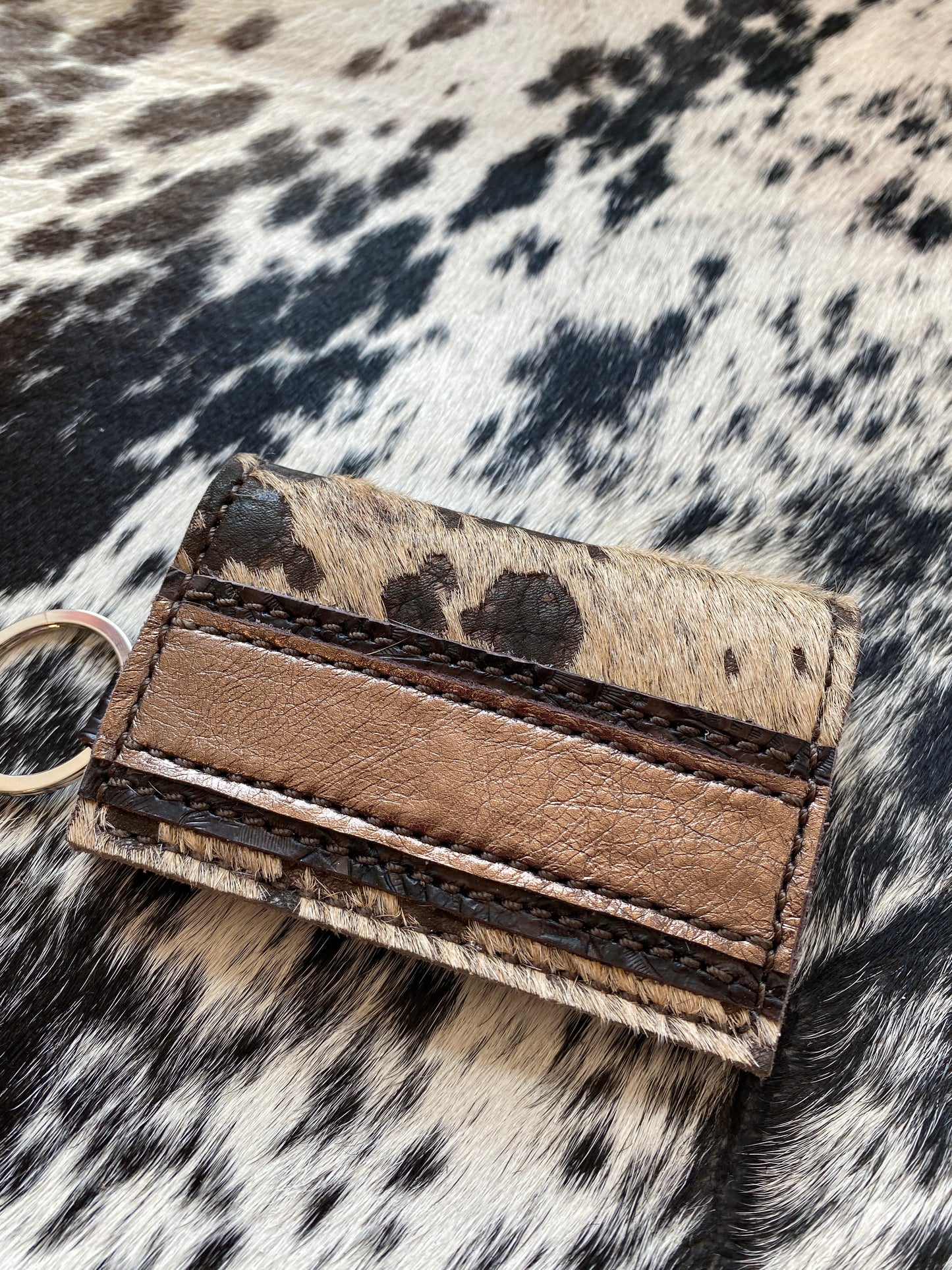 Cowhide card wallets