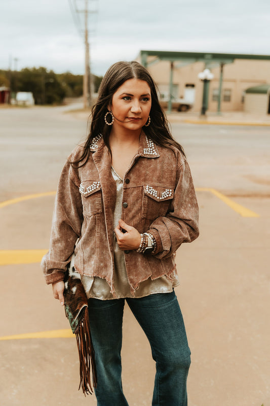 Dusty Rose Pearl Jacket