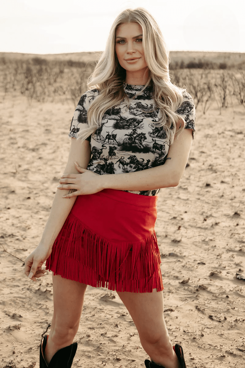 Rodeo Road Mesh- Short Sleeve – Hurricane Dixie Leather