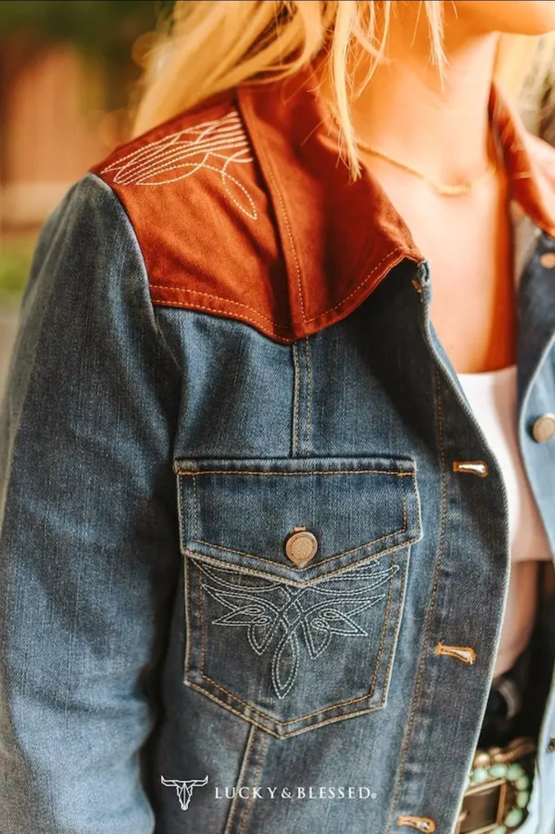 Denim Boot Stitch Jacket