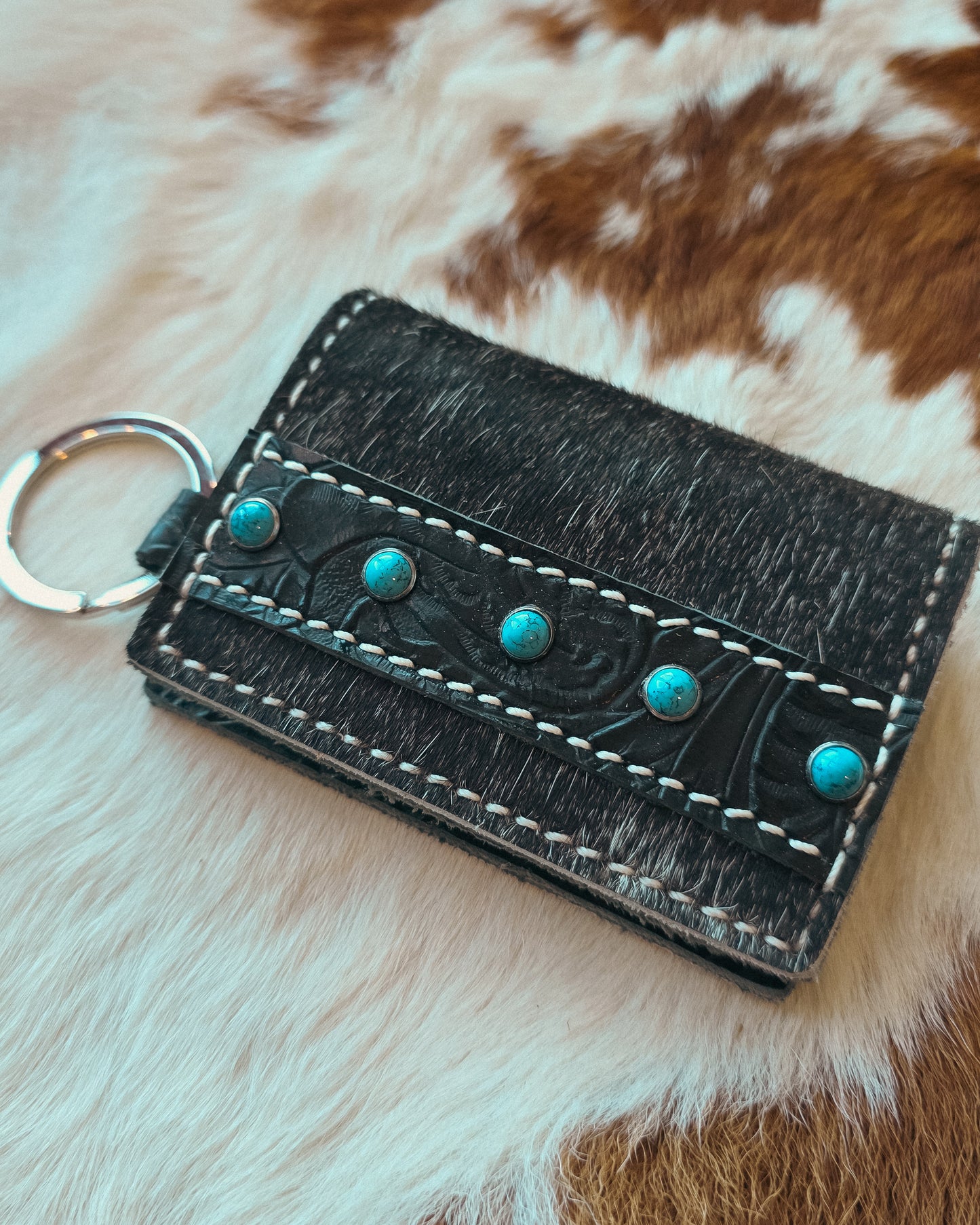 Cowhide card wallets