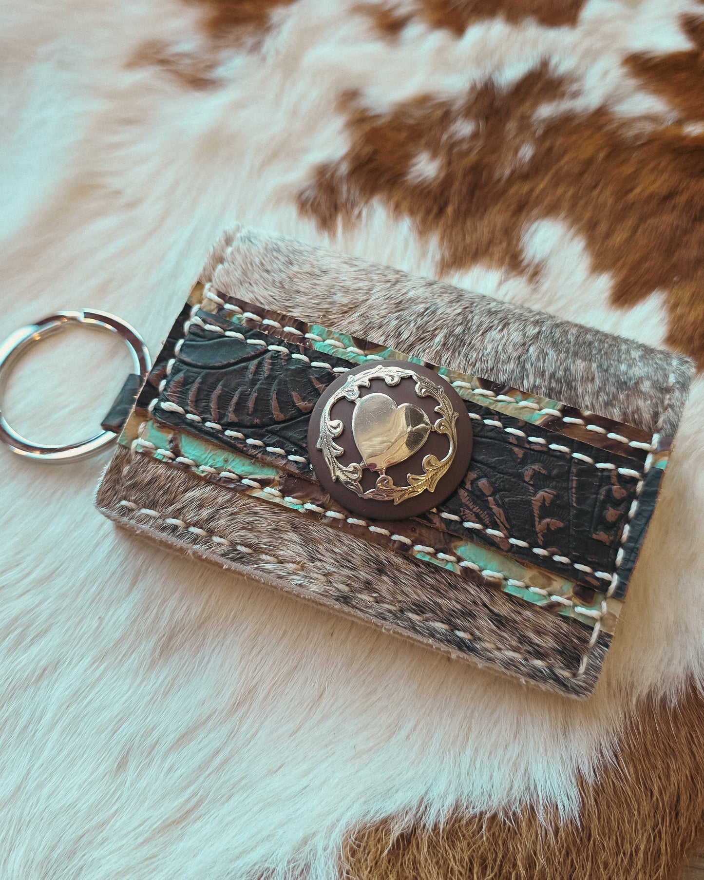 Cowhide card wallets