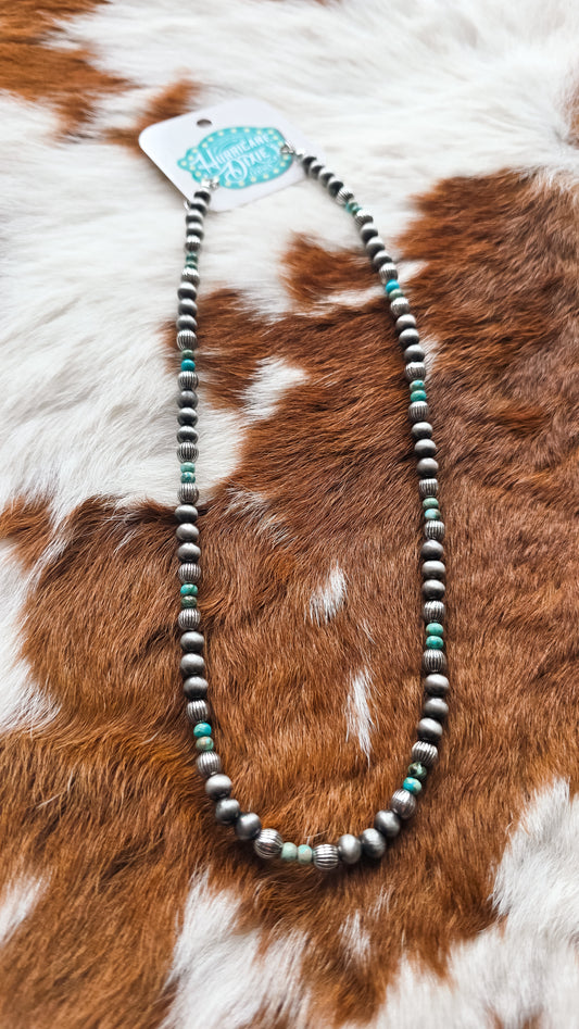 Turquoise Navajo Pearl Necklace