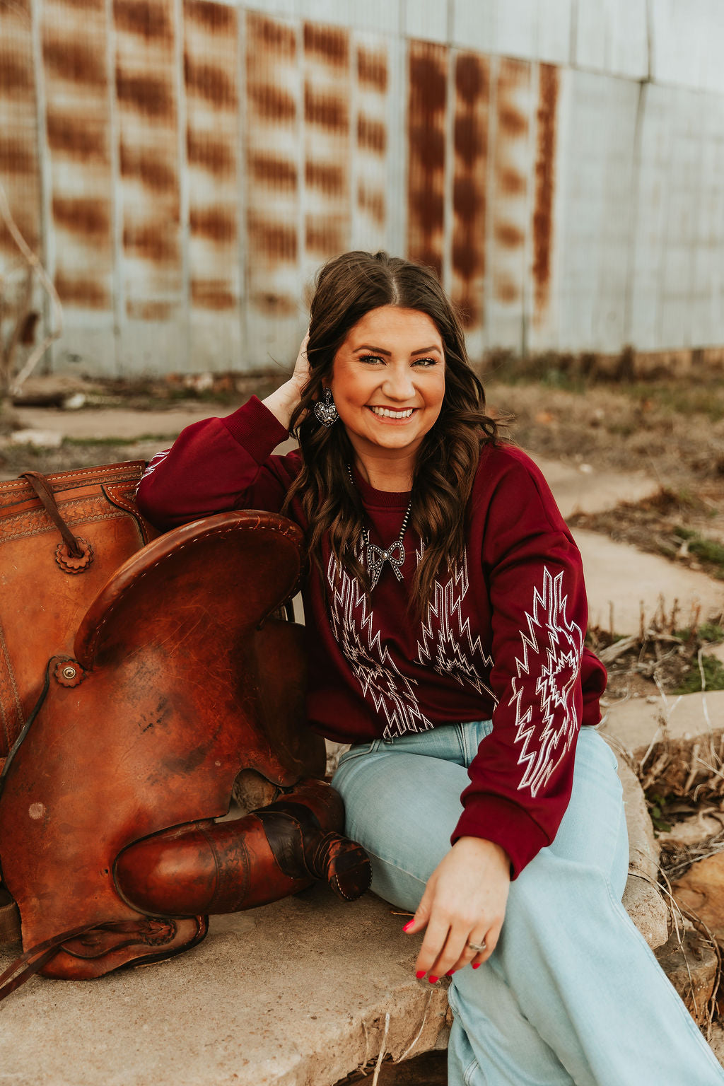 Crimson Canyon Sweater