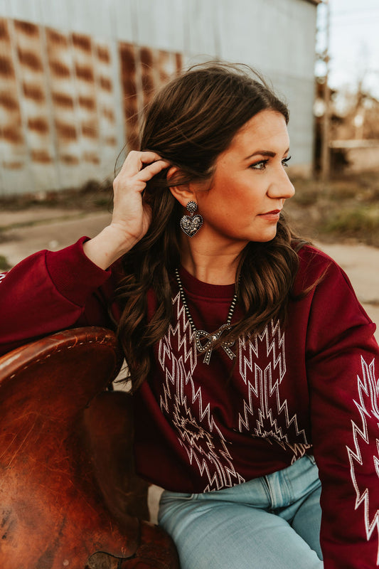 Crimson Canyon Sweater