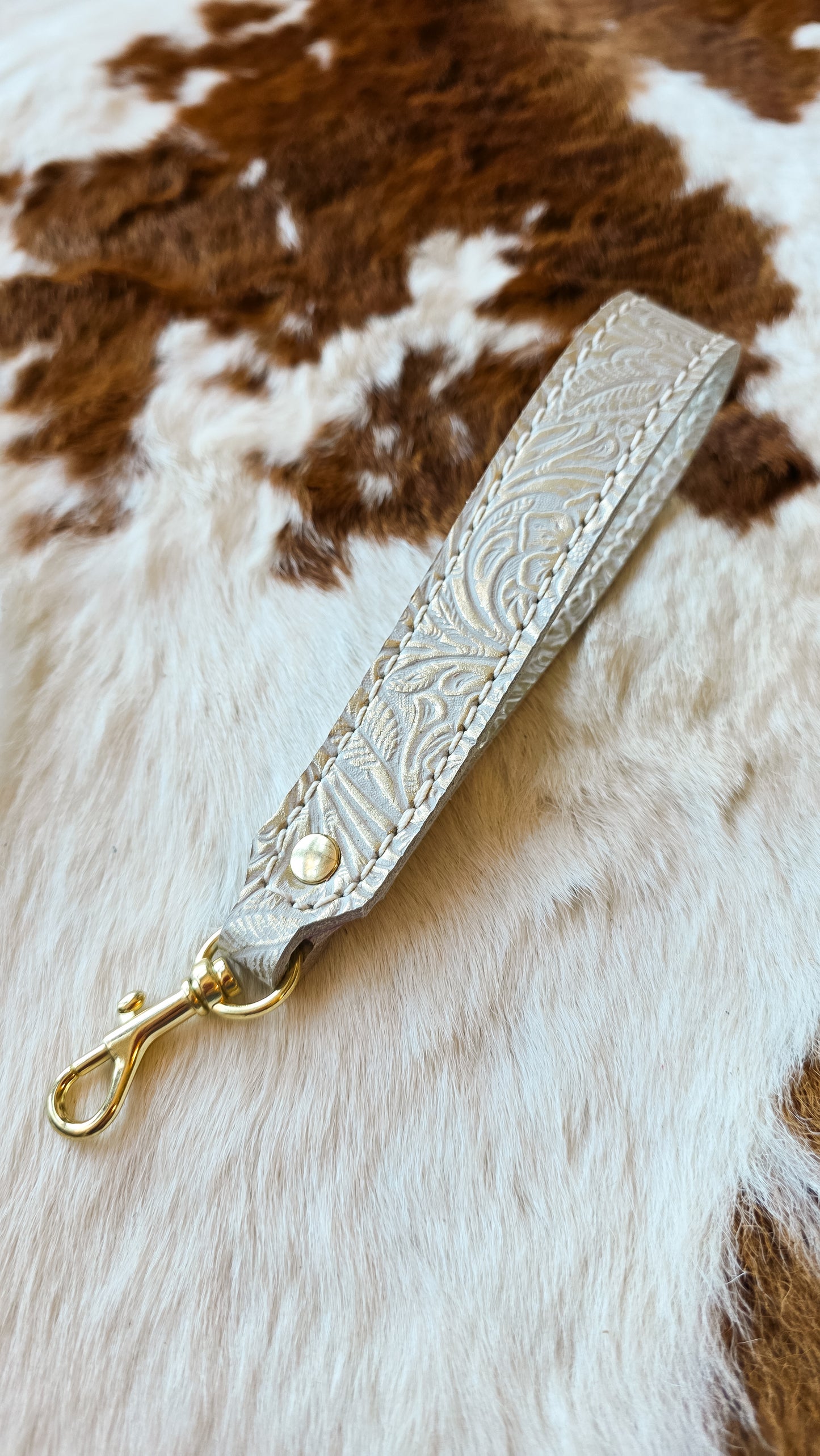 Embossed Wristlet Straps