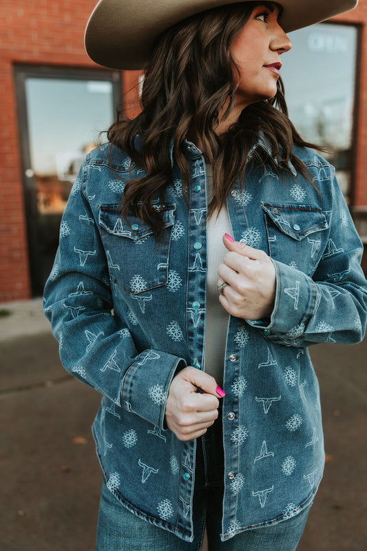 Stockyard Blues Pearl Snap