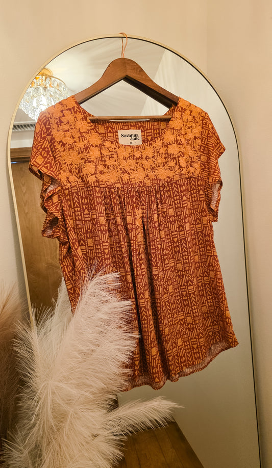 Marigold Top- Plus