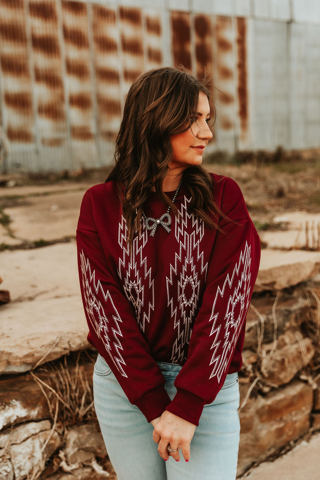 Crimson Canyon Sweater