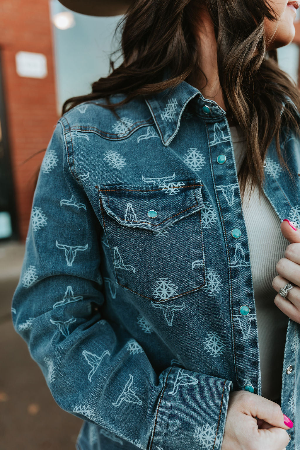 Stockyard Blues Pearl Snap