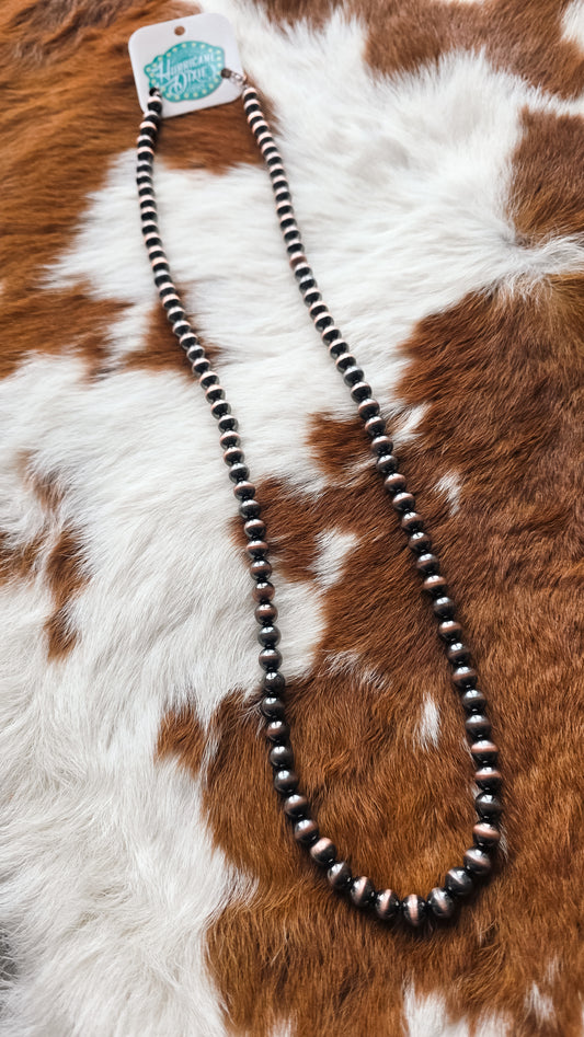 Navajo Pearl Necklace 26" - Copper