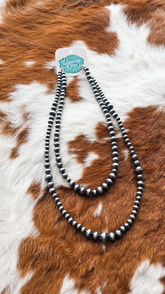 2 Layer Navajo Pearl Necklace