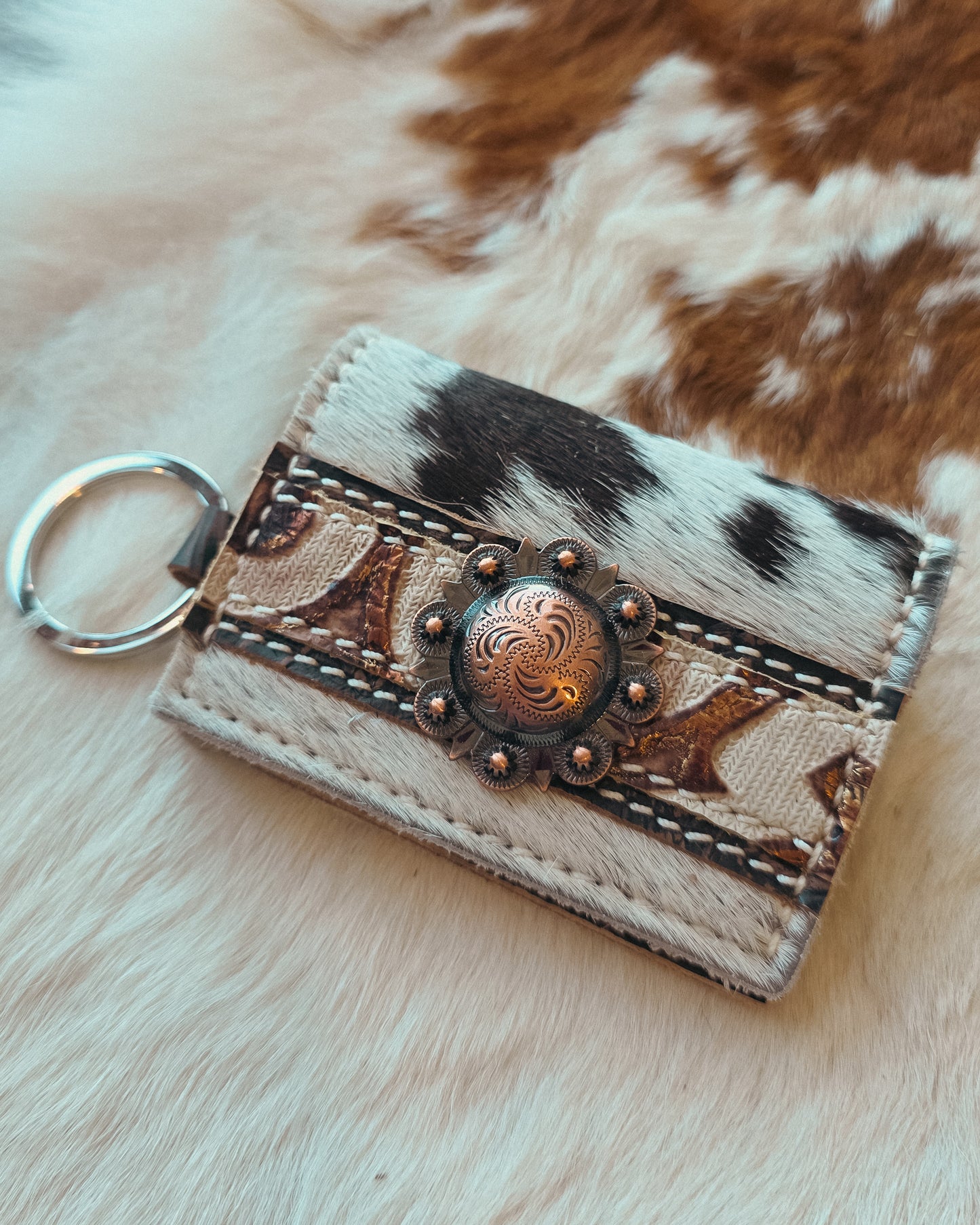 Cowhide card wallets