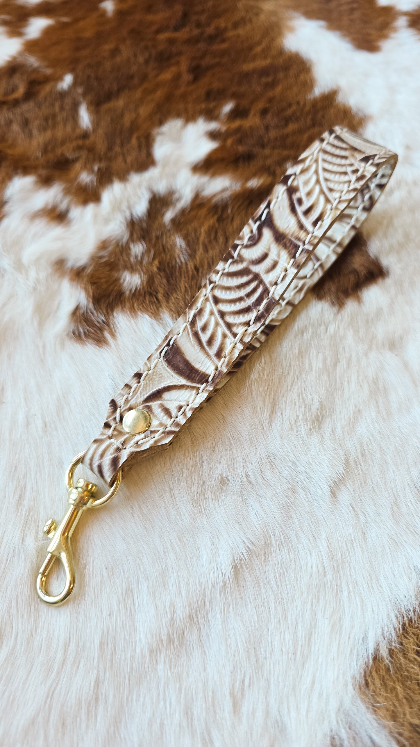 Embossed Wristlet Straps