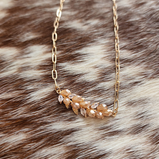 Golden Wheat Necklace