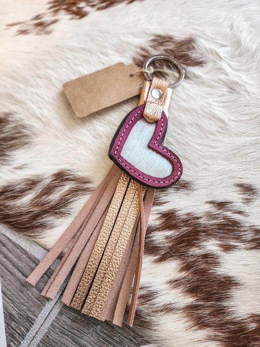 Heart Key Chains