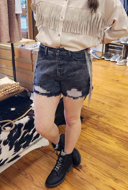 Rhinestone Cowgirl Shorts