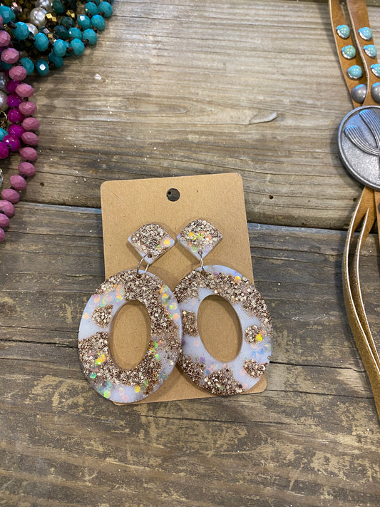 Glitter earrings